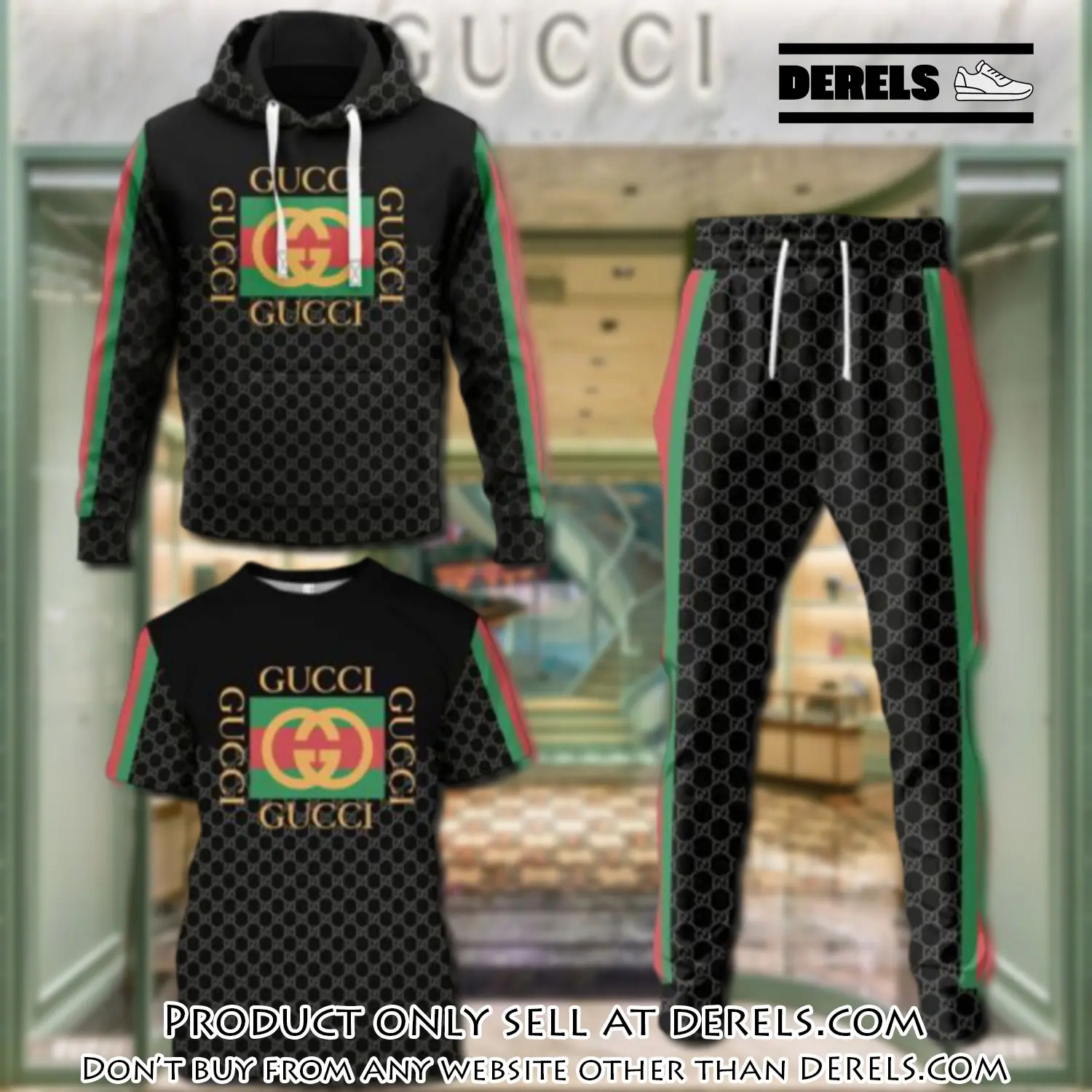 Gucci luxury brand combo tshirt hoodie long pants set trending 24 outfit sport lcs1030 dr2017608